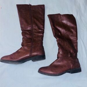 Style & Co. Rich Brown Heeled Boots